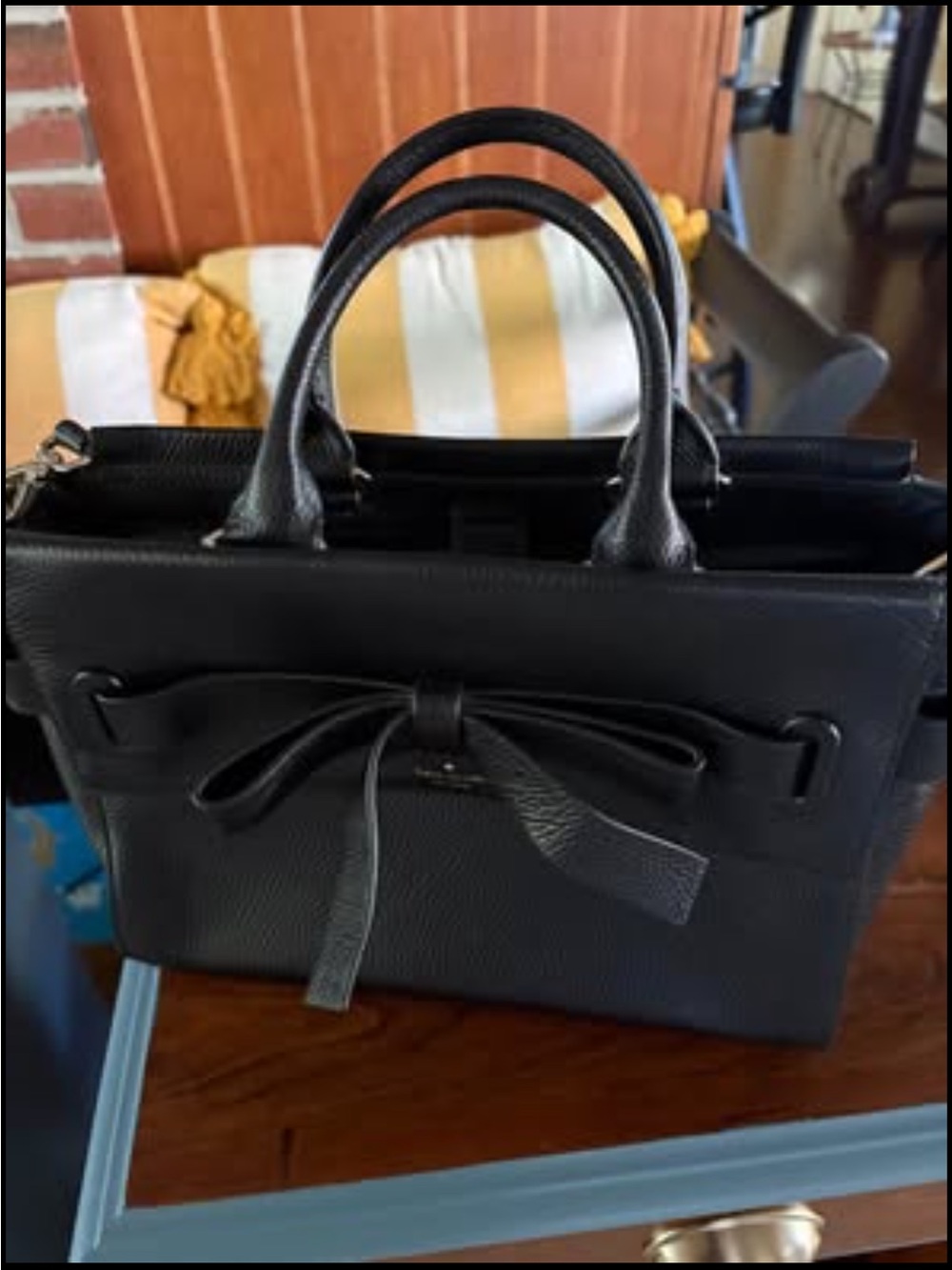 Kate spade black bow tote - Women Bags